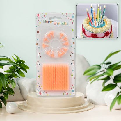 Pack of 24 birthday party candles.