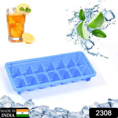 Ice cube trays with multiple moulds for easy ice making.