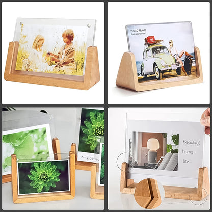  Wooden Picture Stand, Photo Frame Stand (1 Pc)