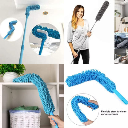 Long Handle Dust Cleaning Brush, Adjustable Microfiber dust Brush, Foldable Home appliances Ceiling Cleaner, Latest Home Improvement Products