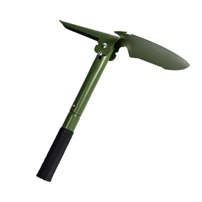 Compact folding shovel for camping, hiking, and gardening