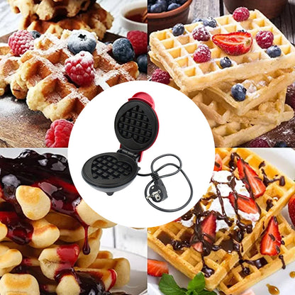 Mini Waffle Maker Machine Waffle Iron Home Appliances Kitchen Gift Easy To Clean, On-Stick Surfaces, Perfect Breakfast, Dessert, Sandwich, Cakes, Other Snacks Machine