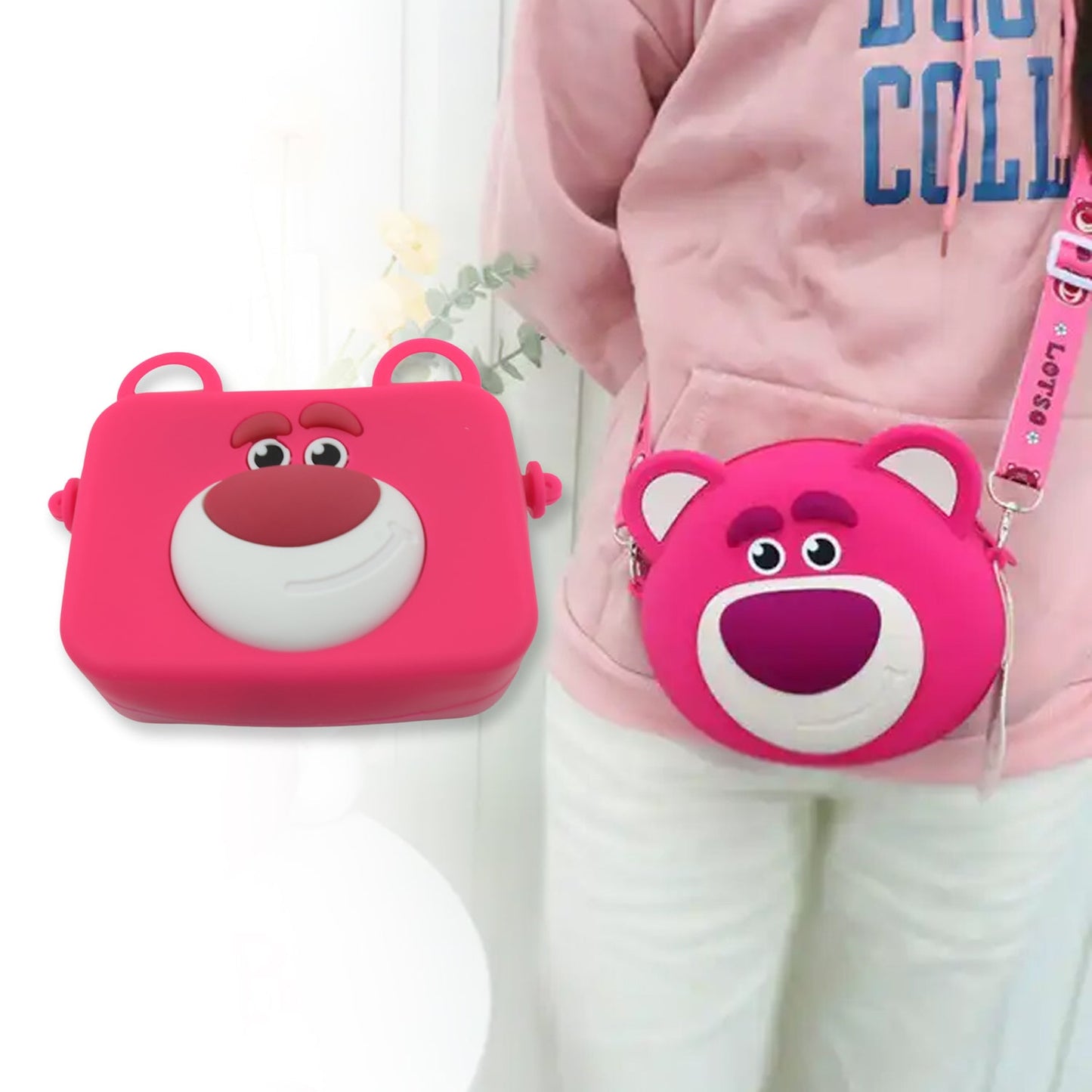 Cute Cartoon Girls' Backpack, Shoulder Bag / Purse, Portable, Mini Silicone Handbag Girls, Children's Bag / Purse for For Girls Women, Gift Girls Bag Accessories (1 Pc )