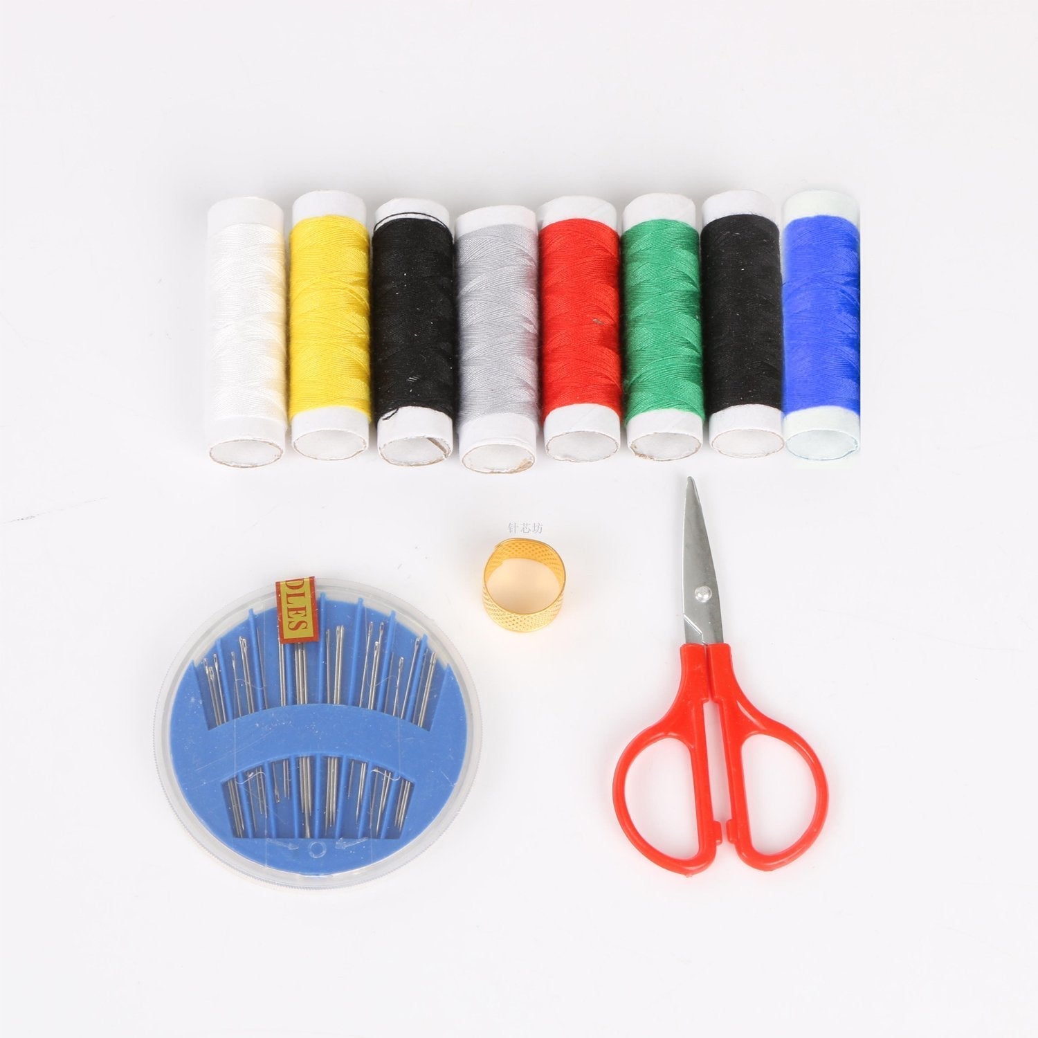 Sewing kit with tools for home tailoring