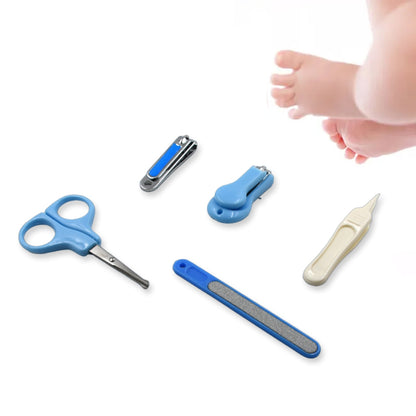 Nail clipper set for babies, includes scissor and tweezer