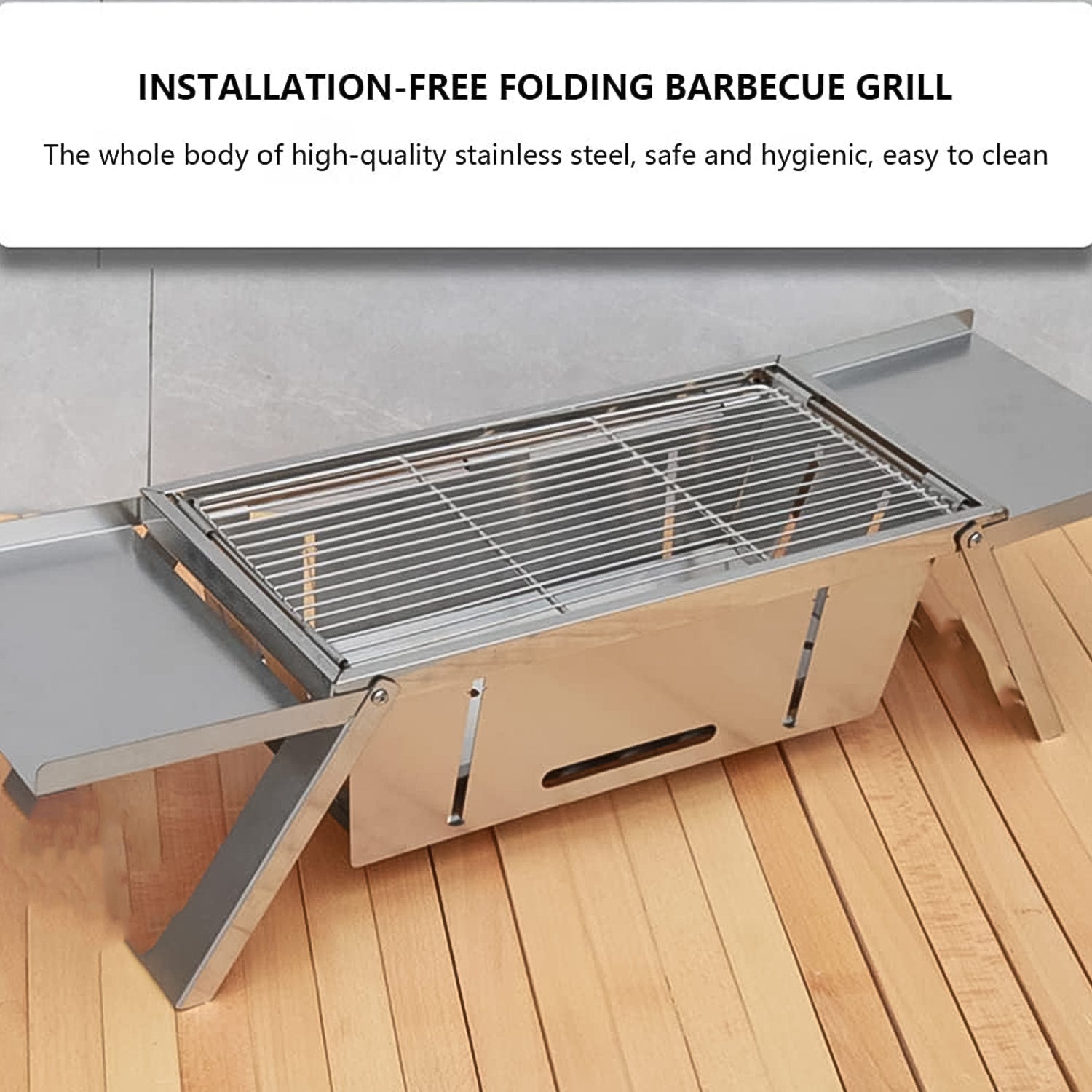 Stainless Steel Charcoal Grill