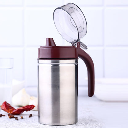 Small nozzle stainless steel oil dispenser, 500ml