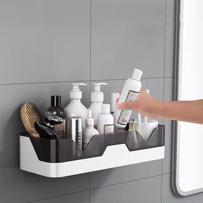 Wall Mounted Adhesive Bathroom Shower Caddy / Shelf / Plastic (1 Pc)