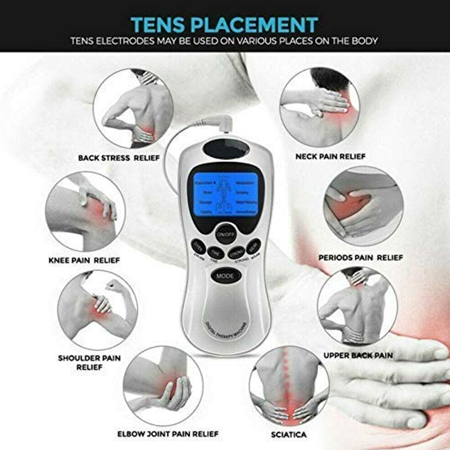 Digital massager for acupuncture and relaxation