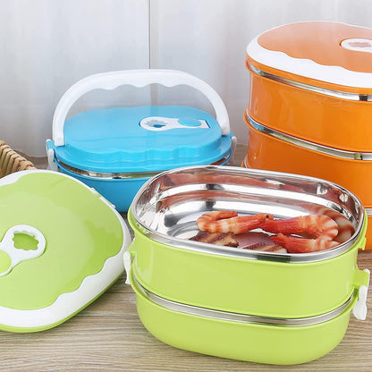 Lunch Box 900/1800ml Stainless Steel Kitchen Insulated Thermal Lunch Box Bento Office Picnic Food Container Leakproof Thermos Lunchbox