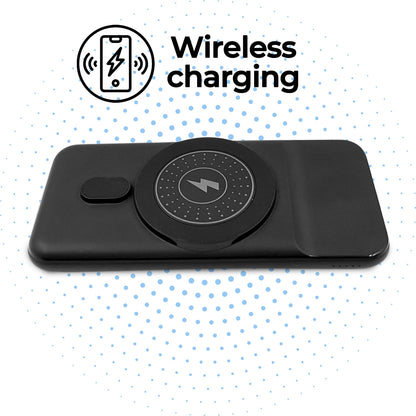 Fast Charging Magnetic Power Bank Portable Wireless & 2in1 USB Battery Charger 10000mah (1 Pc)