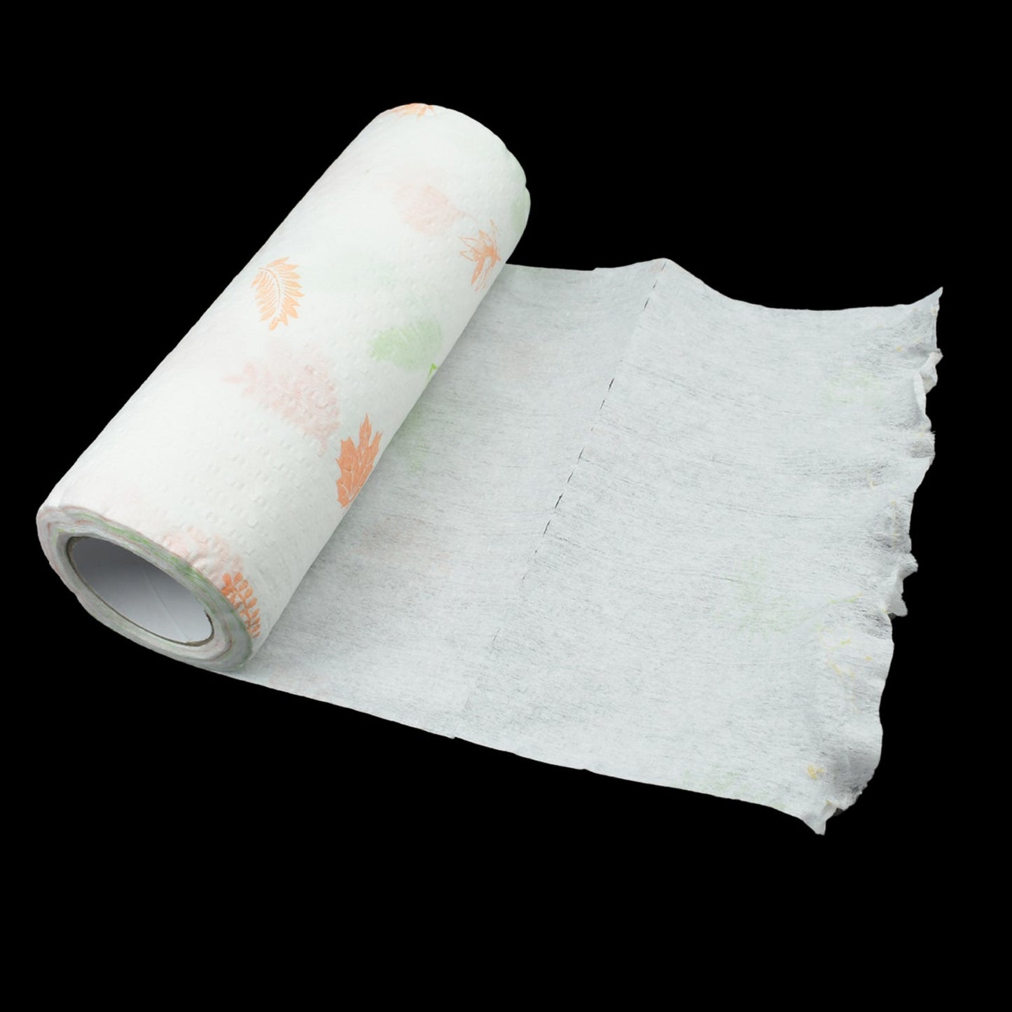 Non Woven Reusable and Washable Kitchen Printed Tissue Roll Non-stick Oil Absorbing Paper Roll Kitchen Special Paper Towel Wipe Paper Dish Cloth Cleaning Cloth 40 sheets / Pulls