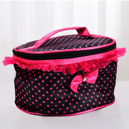 Makeup pouch with zipper, compact size