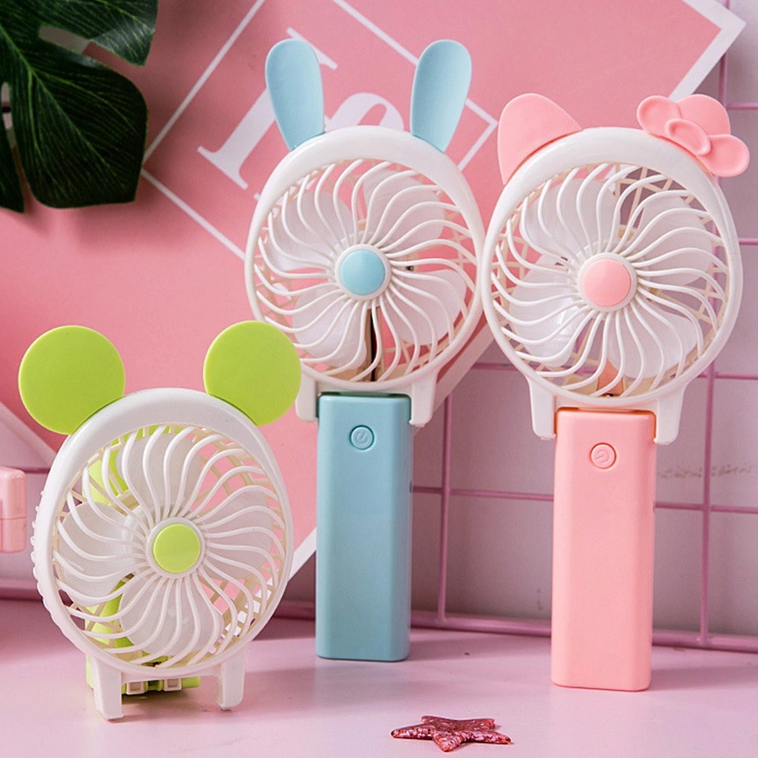 Mini fan colorful and effective for fresh air