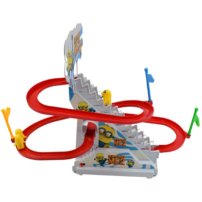 Fun duck race track toy with music and lights