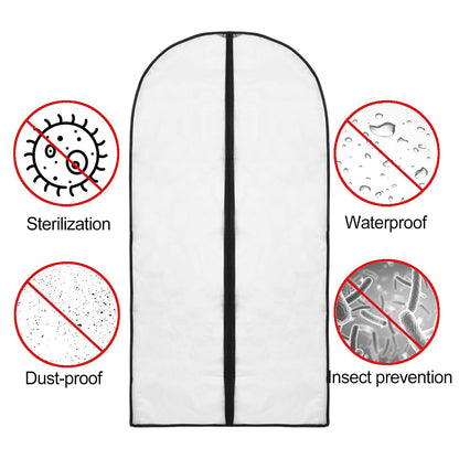 Travel-Friendly Foldable Non-Woven Suit Garment Cover