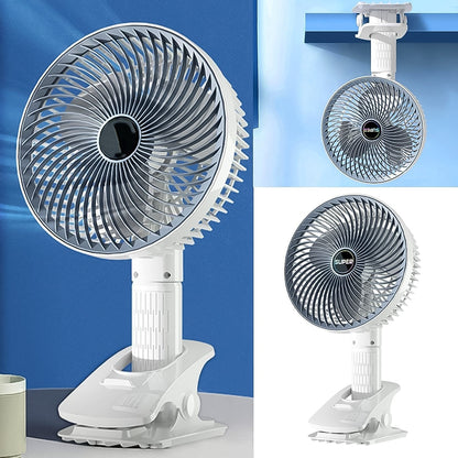 Multifunctional USB Desk Fan Clipped Fan (1 Pc / With Color Box)