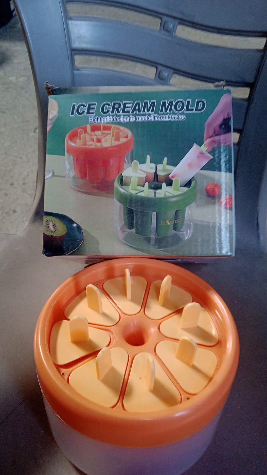 Ice cream molds with sticks for party fun