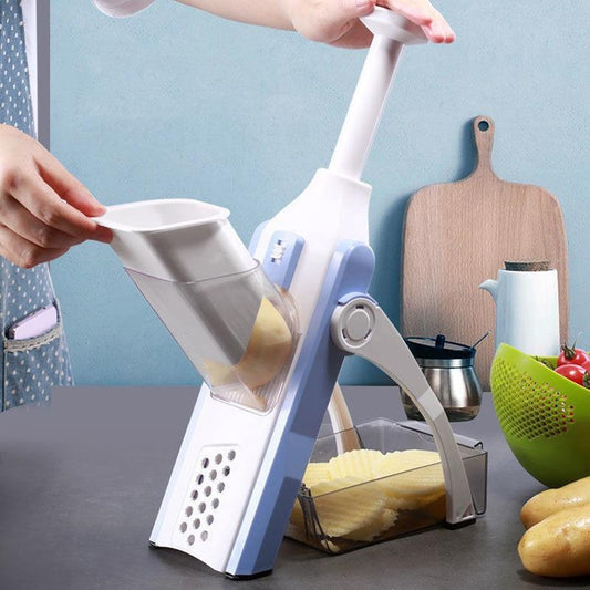 MULTI FUNCTIONAL TIME SAVING ADJUSTABLE HAND PRESS VEGETABLES CHOPPER