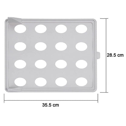 Compact cloth organizer for easy and tidy fabric management at home.