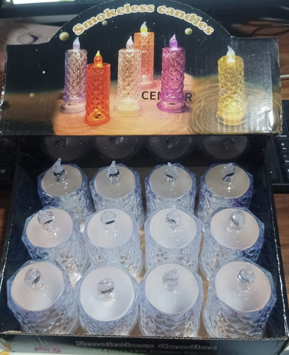 Festive Lighting for Any Occasion: 12 Pack LED Tealight Candles