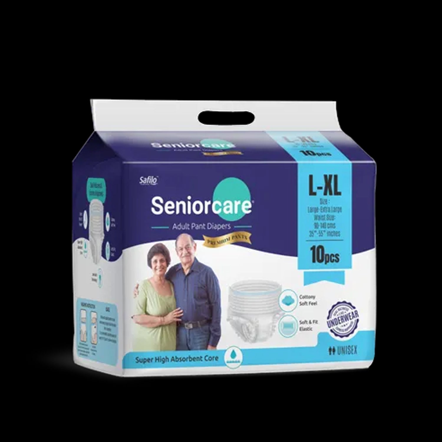 Comfortable adult diapers for elderly, large to extra-large size