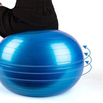 Heavy-duty exercise ball for stability training.