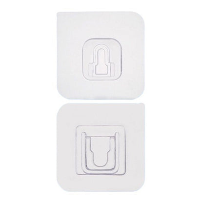 Adhesive wall hooks, pack of 20, heavy duty and easy to install.