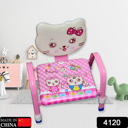 Cartoon Baby Chair Strong Steel Cushion & Comfortable Baby Chair High Quality Chair (1 Pc)