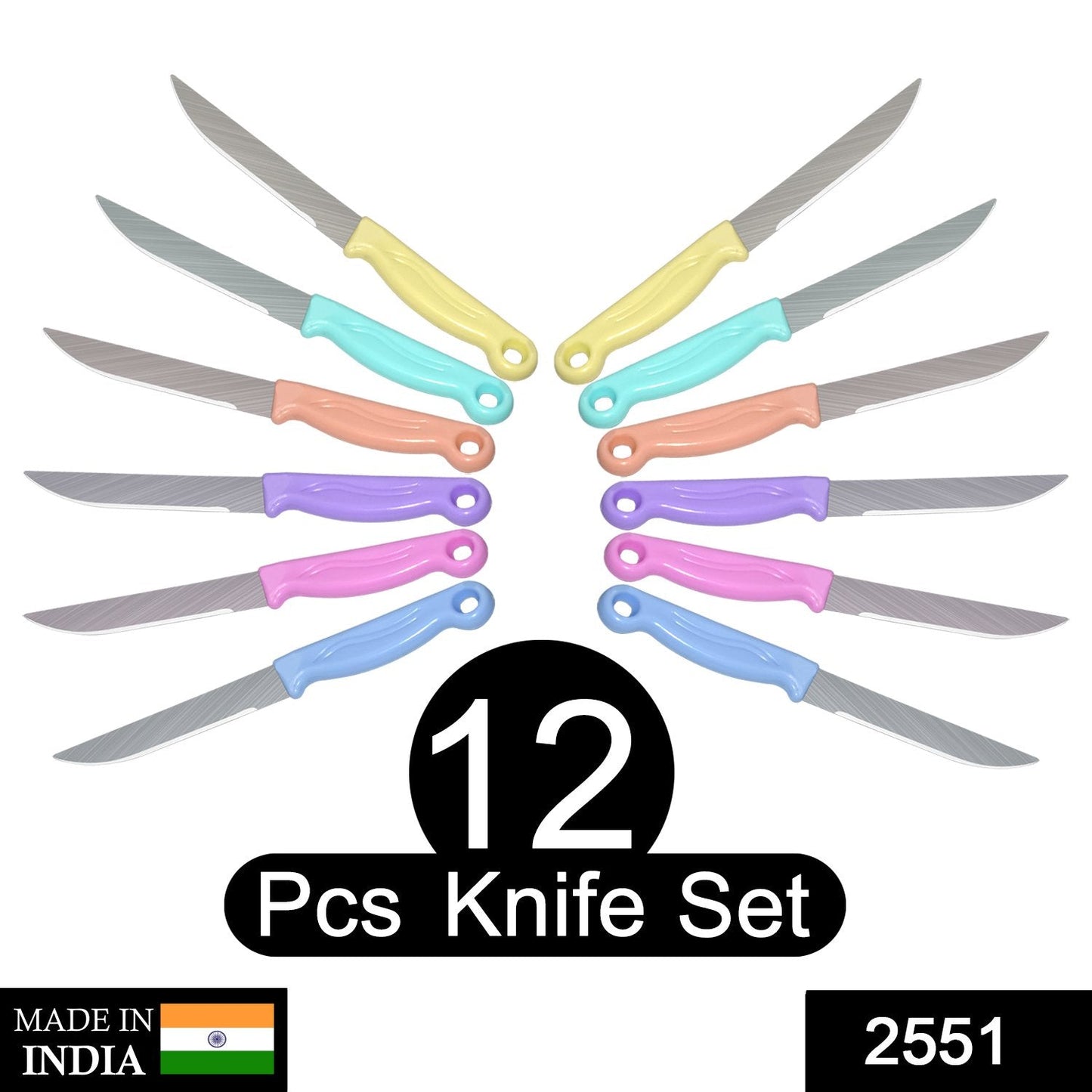 12 knife kitchen set