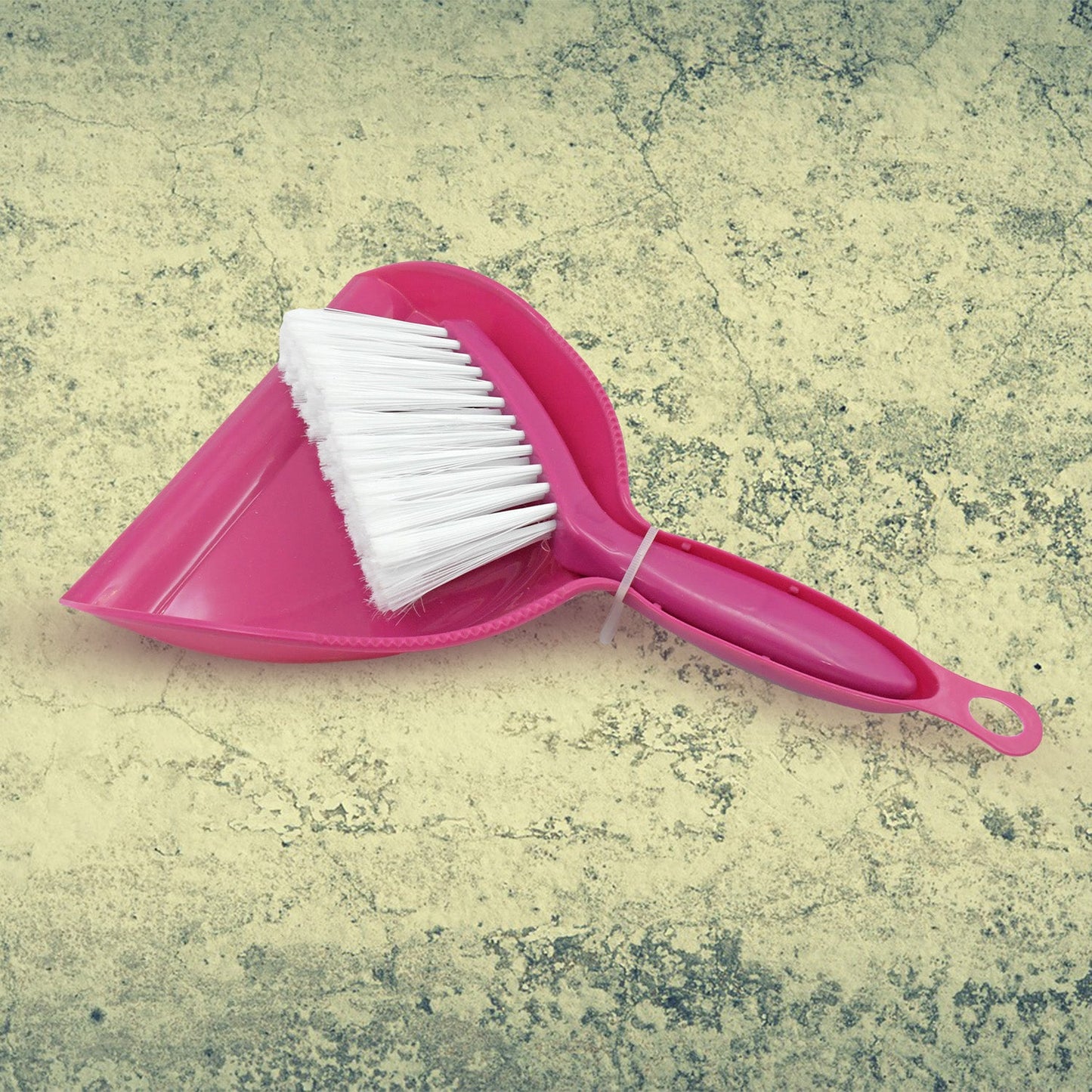 Compact broom and dustpan for quick clean-ups