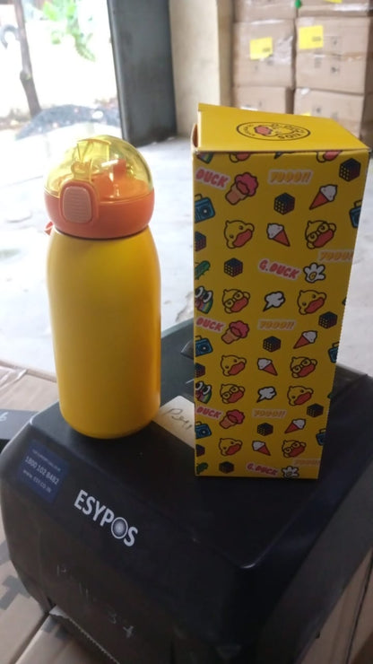 Duck Stainless Steel Water Bottle (1 Pc / Mix Design)