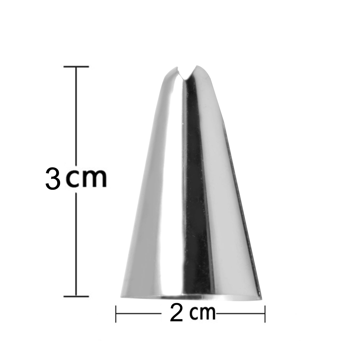 6 stainless steel nozzles for professional cake decoration