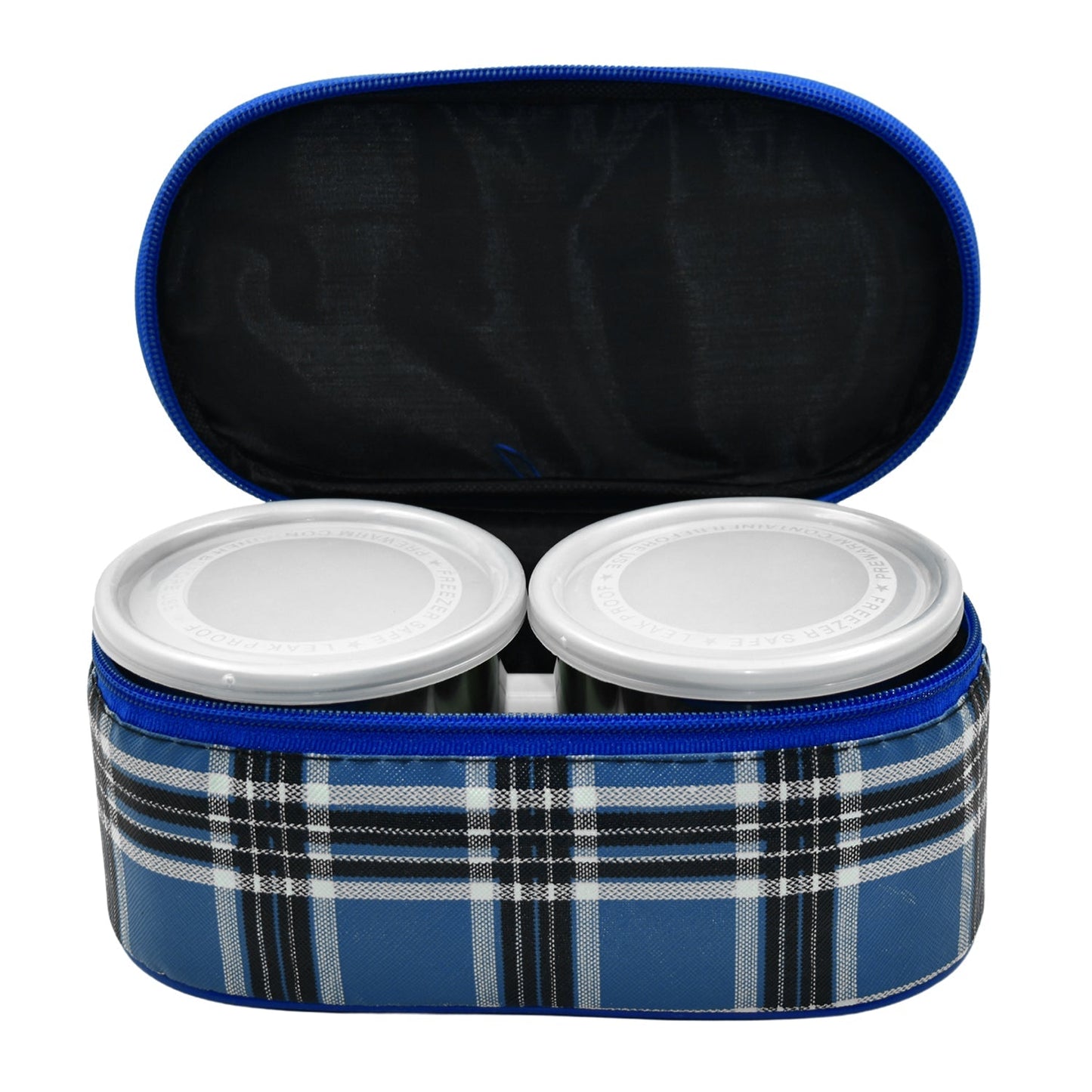 Stainless steel lunch boxes with tight-fitting lids