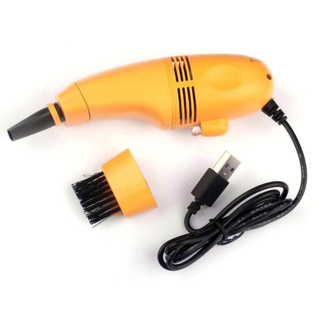 Portable USB vacuum cleaner ideal for keyboards, laptops, and car interiors.