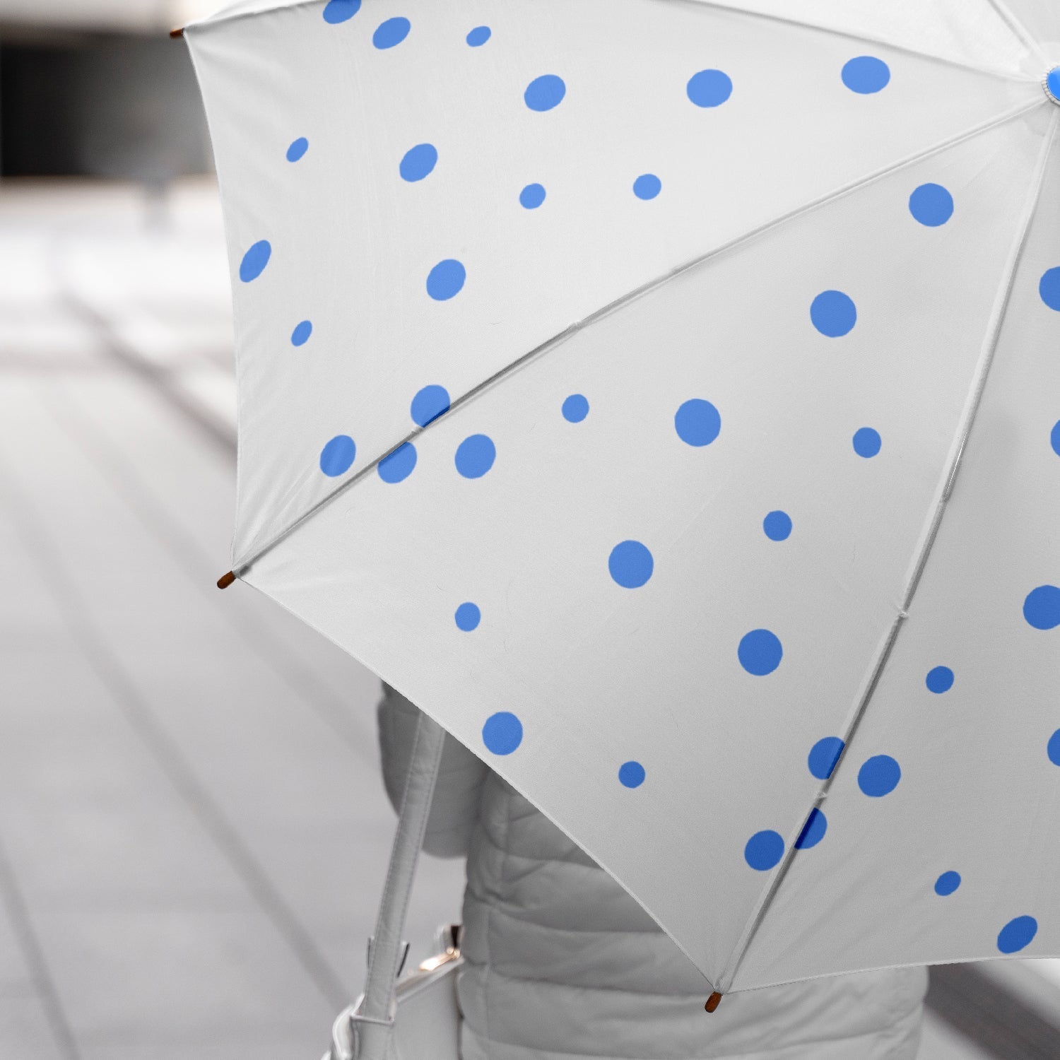 Dot printed umbrella multicolor