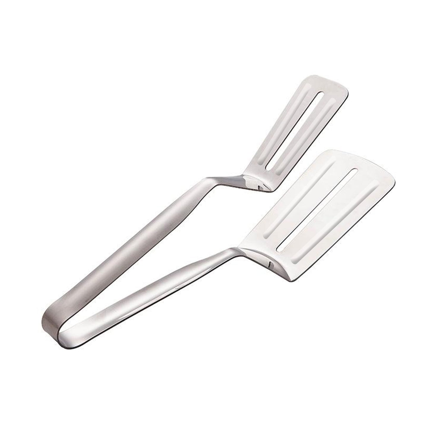 Multifunctional stainless steel turner, ideal for frying and serving