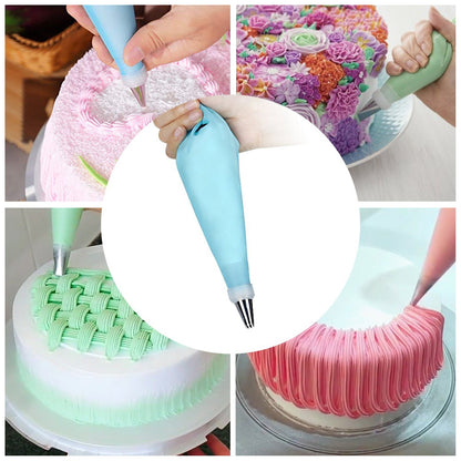 Nozzle set for cakes