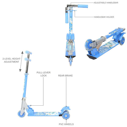 Kids scooter with a playful and safe design