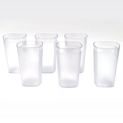 Ganesh Decent 350ml glasses, set of 6, different perspectives.