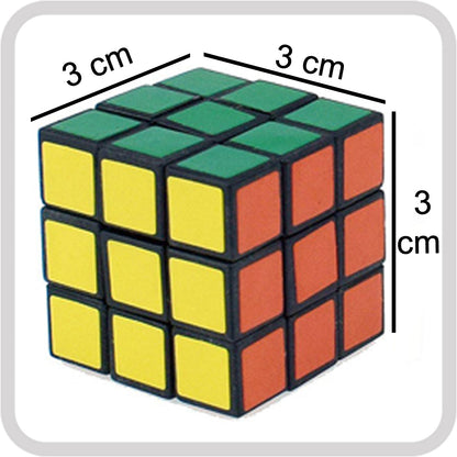 Different angles of high-speed multicolor cubes