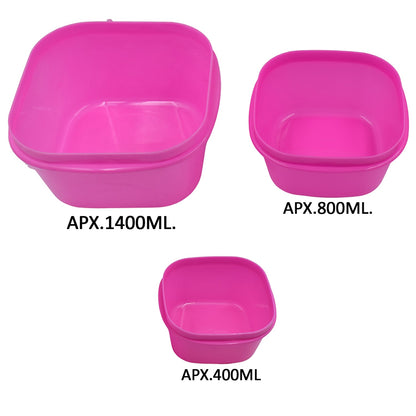 3-piece container set for food storage and organization.