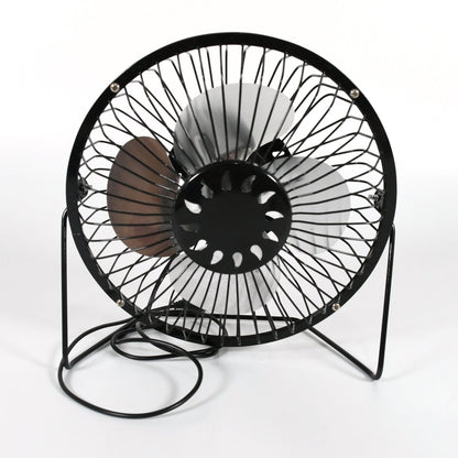 USB Table Desk Personal Metal Electronic Fan, Compatible with Computers, Laptops, Student Dormitory, Suitable For Office, School Use (1 Pc)