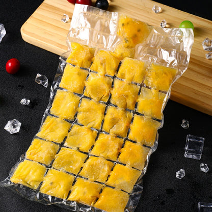 Disposable Ice Cube Bags, Stackable Easy Release Ice Cube Mold Trays Self-Seal Freezing Maker,Cold Ice Pack Cooler Bag for Cocktail Food Wine