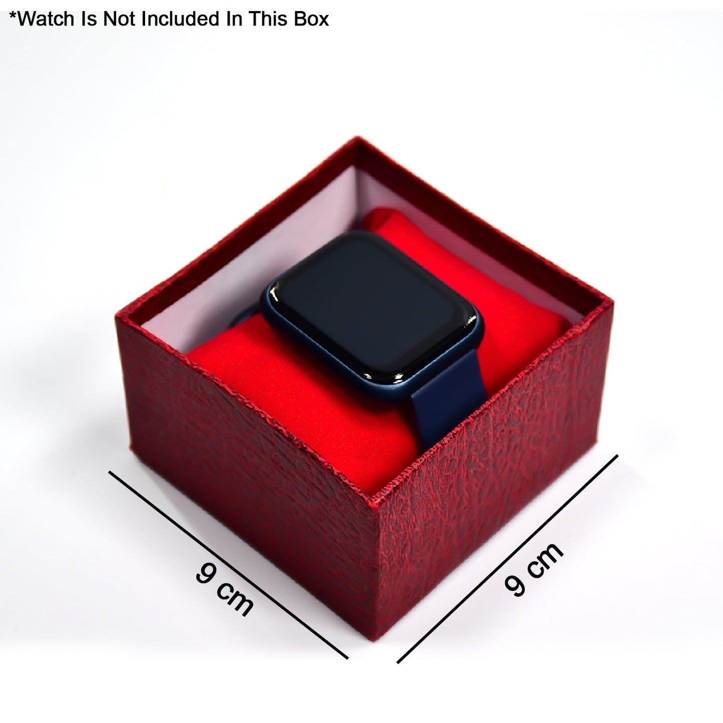 Single watch case, cardboard display box.