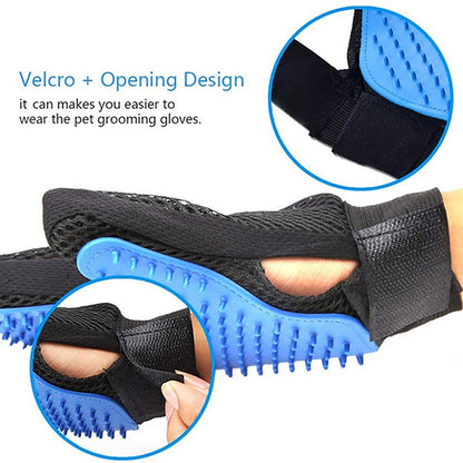 Self-cleaning pet hair glove.