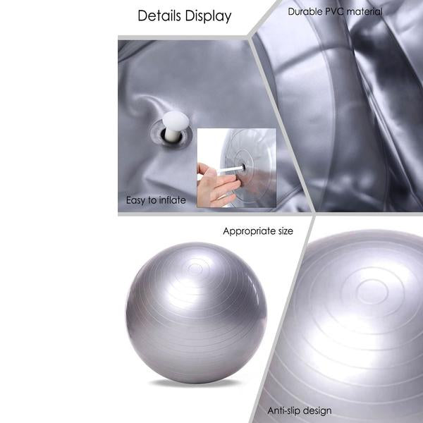 Exercise ball 75 cm with pump