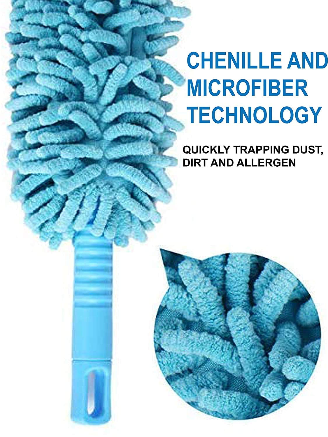 Easy-to-use duster cleaner for ceiling fans, helps in effective dusting.