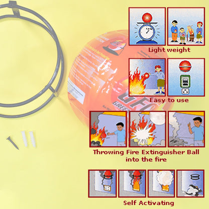 Automatic fire safety ball for home and office use, effective fire extinguisher