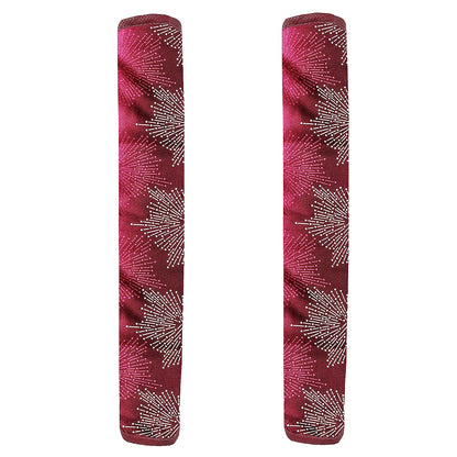 Multi-design fridge handle covers, set of 2, high-quality polyester